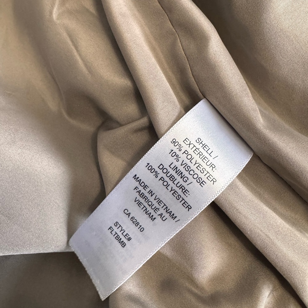 Ricki’s Tan Bomber Lightweight Coat - Picture 6 of 6